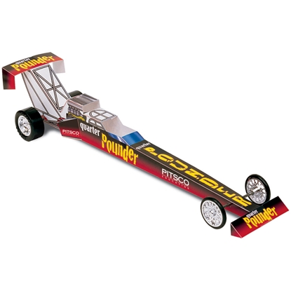 Photo de Pitsco Fold-N-Roll Quarter Pounder Racer Template Package of 25
