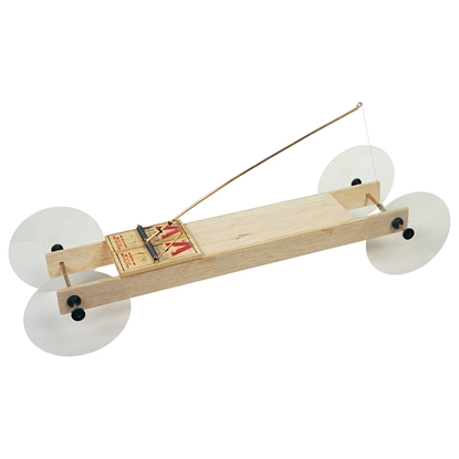 Picture of Double Trouble Mousetrap-Powered Racer 