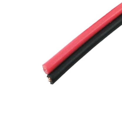 Picture of 12 gauge red black bonded wire, 25ft length