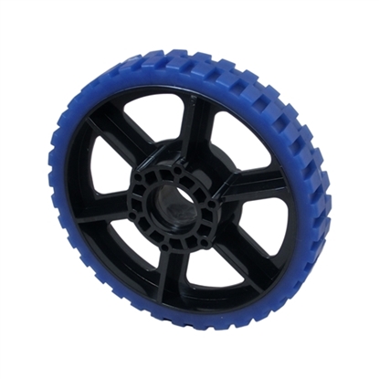 Picture of 6" HiGrip Wheel, 50A Durometer, Blue