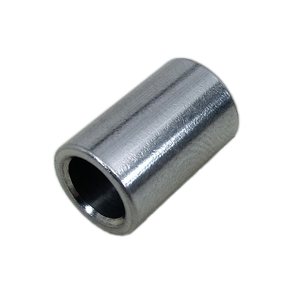 Picture of Spacer, Aluminum, 1/4" id, 3/8" od, 0.59" long 