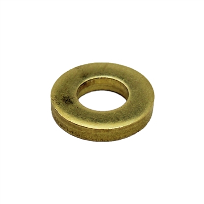 Picture of 0.344" ID, 0.688" OD, 1/8" thick, brass Washer