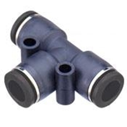 Picture of Pneumatic fitting, union tee, 1/4" tube
