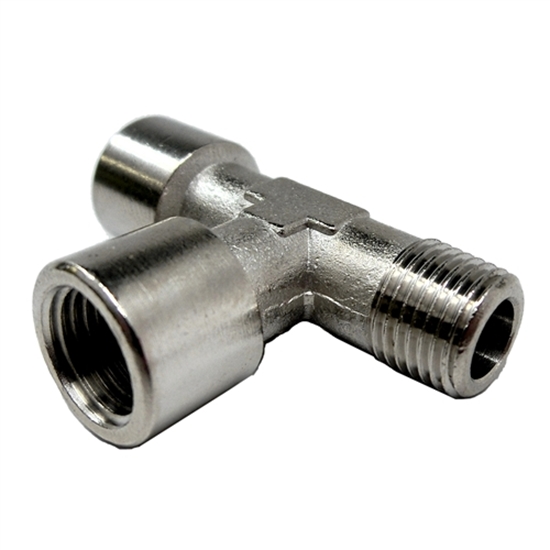 Picture of Fitting, Y, Brass, 1/8" NPT, 2 F, 1 M 