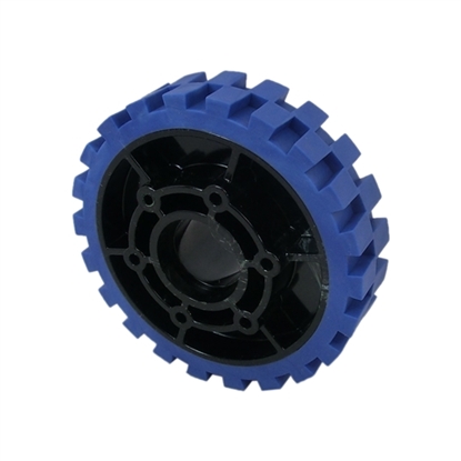 Picture of 4" HiGrip Wheel, 50A Durometer Blue 