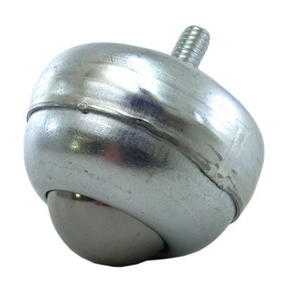 Picture of Stud-Mount Ball Caster, 1" Steel Ball, 1/4"-20 Thread