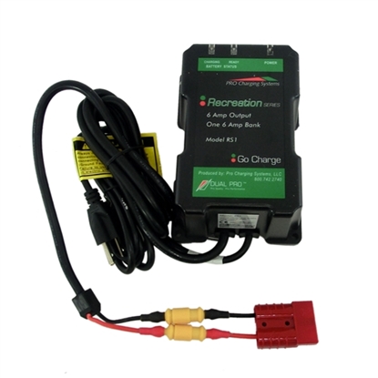Picture of Battery Charger, 1 Bank, 6 Amp, Dual Pro RS1 with SB-50A Connector
