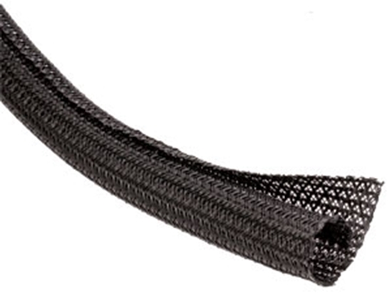 Picture of F6 Flexible 1/2" Self-Wrap Split Braided Sleeving, 10ft section 