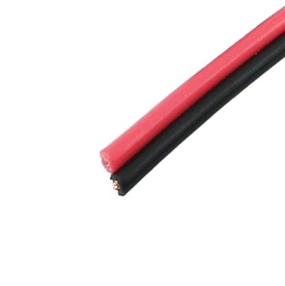 Picture of 18 gauge red black bonded wire, 25ft length