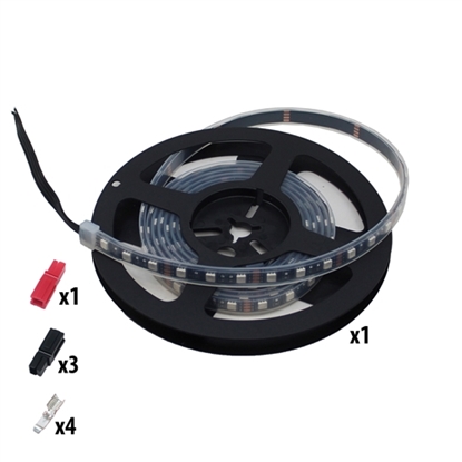 Picture of RGB LED Light Strip with Connectors
