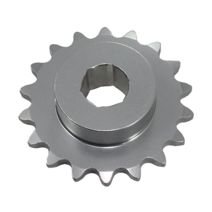 Picture of #25 18 Tooth 0.375 inch Hex Sprocket