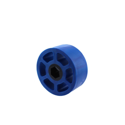 Picture of 2.25  inch Compliant Wheel, 1/2 inch Hex, 50A Durometer, Blue