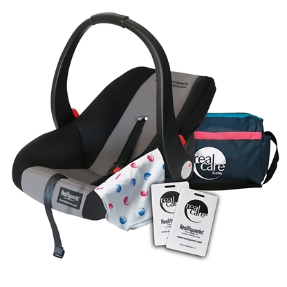 Photo de RealCare Baby® Accessory Package (Car Seat, Diaper Bag, Blanket)