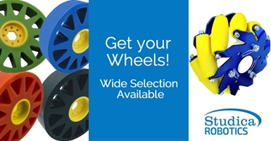 Get your Wheels from Studica Robotics