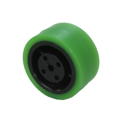Picture of 2" Stealth Wheel 5mm Hex, Green, 35 Durometer (am-3664_green)