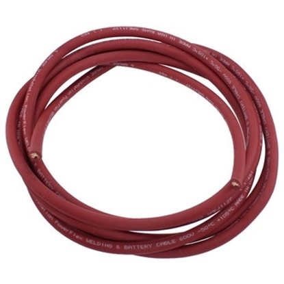 Photo de 6 Gauge Wire - 10 ft length, Red, Flexible EPDM