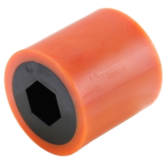 Picture of Sushi Roller Intake Wheels  - 3/8 in. Hex,  40a (Orange)
