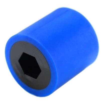 Picture of Sushi Roller Intake Wheels - 3/8 in. Hex, 50a (Blue)