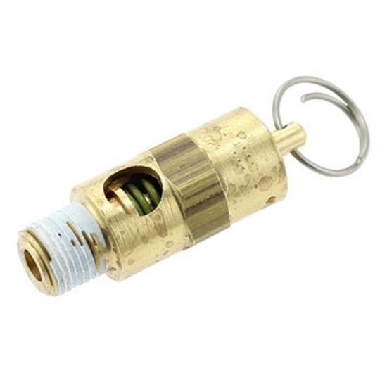 Picture of Pressure Relief Valve, Soft Seat Safety, 125 psi, 62 SCFM, 1/8 in. Port