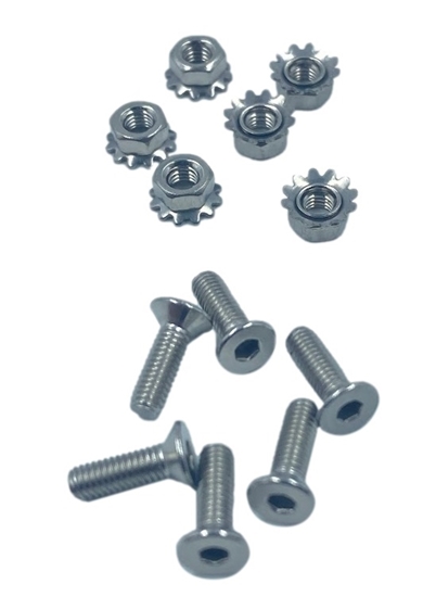 Picture of M3 x 10mm Low Profile Screw with Kep Nut (6 pack)