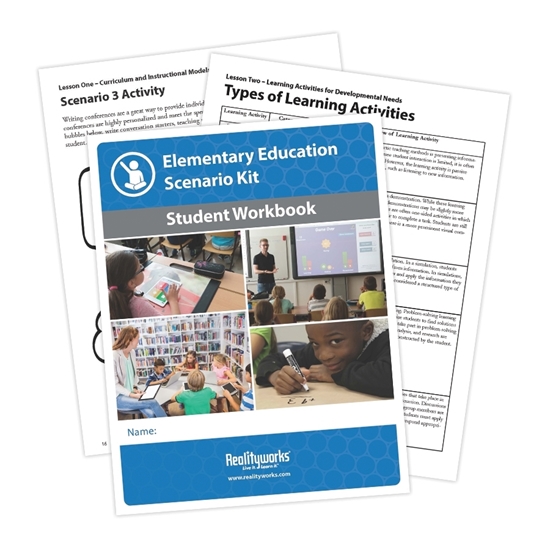 Photo de Elementary Education Scenarios Kit Student Workbooks (pack of 20)