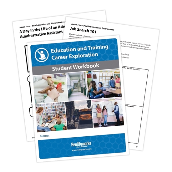 Picture of Education and Training Career Exploration  Workbook (set of 20)