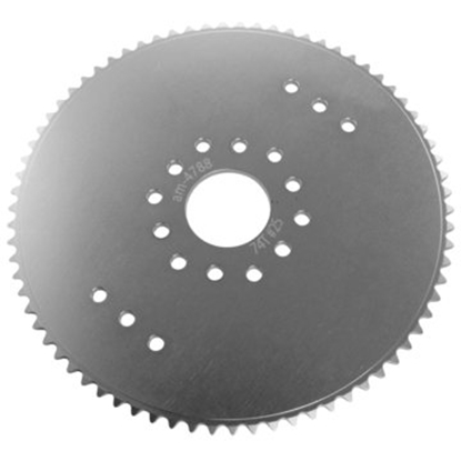 Photo de 25 Series Bearing Bore Plate Sprockets - 74 Tooth