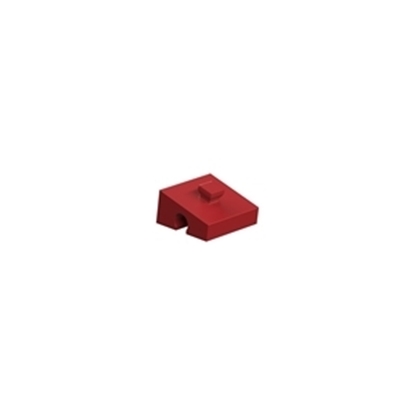 Picture of Angular block 15°, red