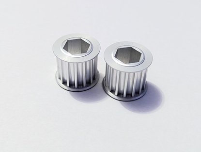 Picture of Aluminum 15 Tooth HTD Pulley - QTY 2