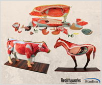Picture of 3 Large Animal Bundle (Cow, Pig, Horse)