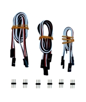 Photo de PWM cable Set - TJC8 3 pin, 22AWG, F-F - 12 pcs