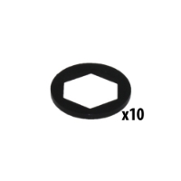 Picture of Spacer, 1/16" thick, 1/2" Hex Bore [Qty-10] 