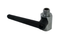 Photo de Ball Valve, 1/4" NPT Male x Female, Lever Handle, Chrome Plated 
