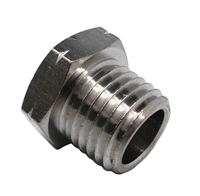 Photo de 1/4" NPT Hex Head Brass Plug