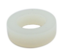 Photo de 185x385, nylon, 0.625 od, 0.385 id, 0.185 thick, white 