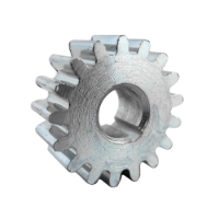 Photo de 17T 20DP 8mm Round Bore with 2mm Keyway, Steel Gear 