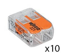 Picture of Compact Splice Connector, 2-pole, Qty 10
