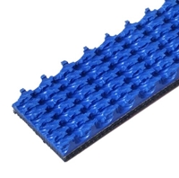 Photo de Blue Nitrile Roughtop Tread 1 in. Wide 10 ft. Long