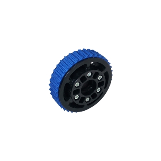 Picture of 4" Plaction Wheel with Blue Nitrile Tread