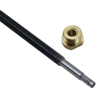 Photo de 6" long, Lead screw WITH nut (am-3342)