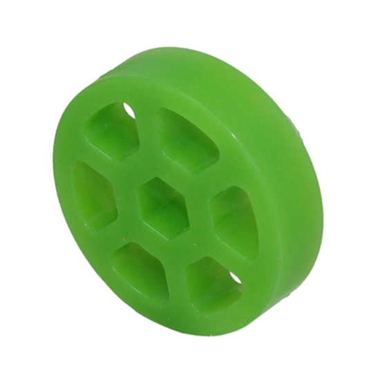 Photo de 2" Compliant Wheel, 1/2 inch Hex, 35 Durometer Green