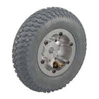Photo de 8 inch HD Pneumatic Wheel 0.5 inch Hex Bore