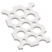 Tetrix Prime 2 x 3 Hole Plate 