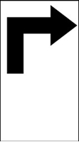 Right Turn Only Sign 