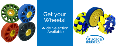 Get your Wheels from Studica Robotics