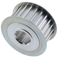 Photo de 24 Tooth 0.5 in. Hex Bore 5 mm HTD 18 mm Wide Aluminum Pulley