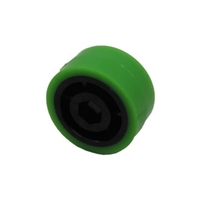 Photo de 2" Stealth Wheel, 1/2" Hex Bore, 35A, Green, Durometer (am-3155_green)