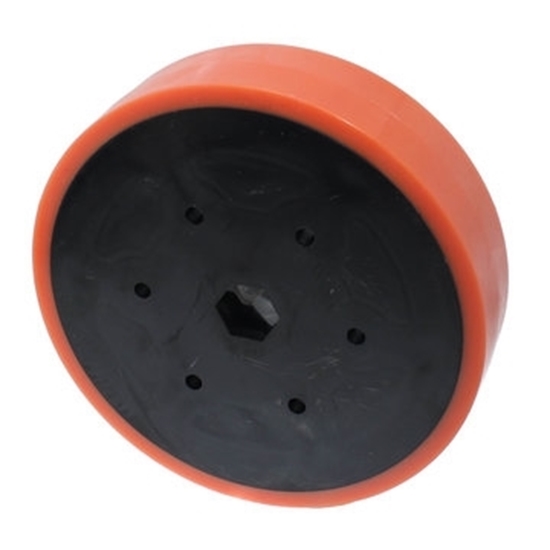 Photo de 4" Stealth Wheel, 1/2 Hex Bore, Orange,40A Durometer (am-2647_orange)