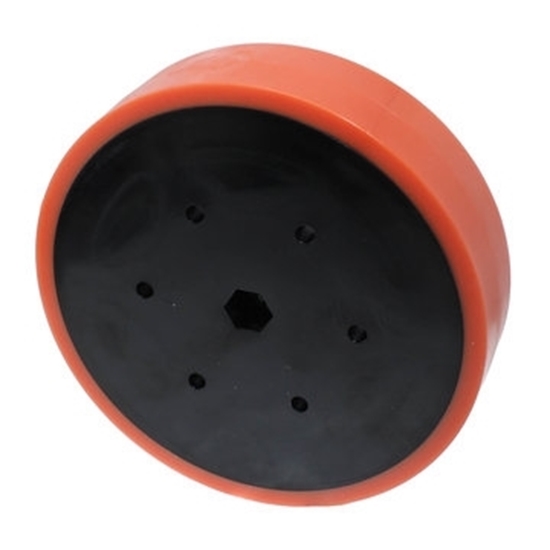 Picture of 4" Stealth Wheel, 3/8" Hex Bore, 40A, Orange, Durometer (am-3435_orange)