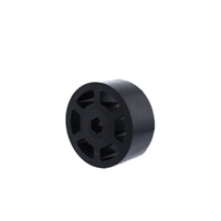Photo de 2.25  inch Compliant Wheel, 1/2 inch Hex, 60A Durometer, Black